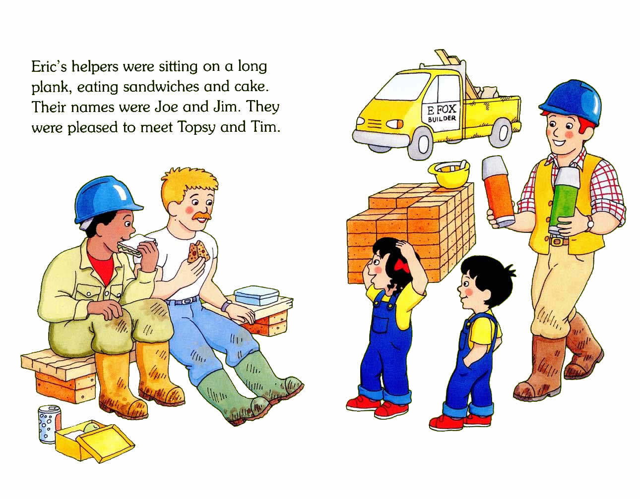 Ladybird - Topsy Tim Books - Busy Builders (08),绘本,绘本故事,绘本阅读,故事书,童书,图画书,课外阅读